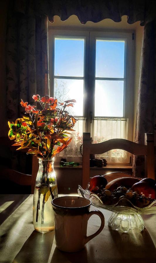 Dwór na Wichrowym Wzgórzu Acomodação com café da manhã Przybysławice Exterior foto
